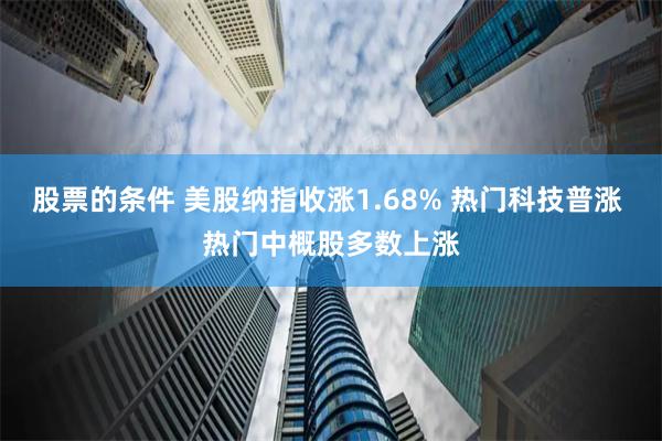 股票的条件 美股纳指收涨1.68% 热门科技普涨 热门中概股多数上涨